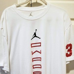 Jordan D-Wade T-Shirt Chrome Letter - 3XL - White